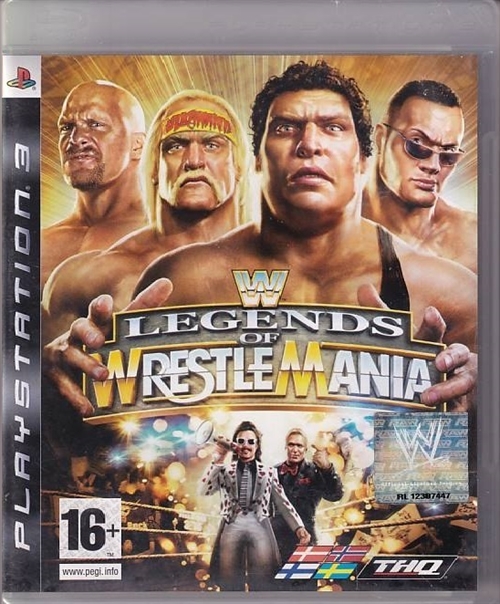 WWE legends Of WrestleMania - PS3 (B Grade) (Genbrug)
